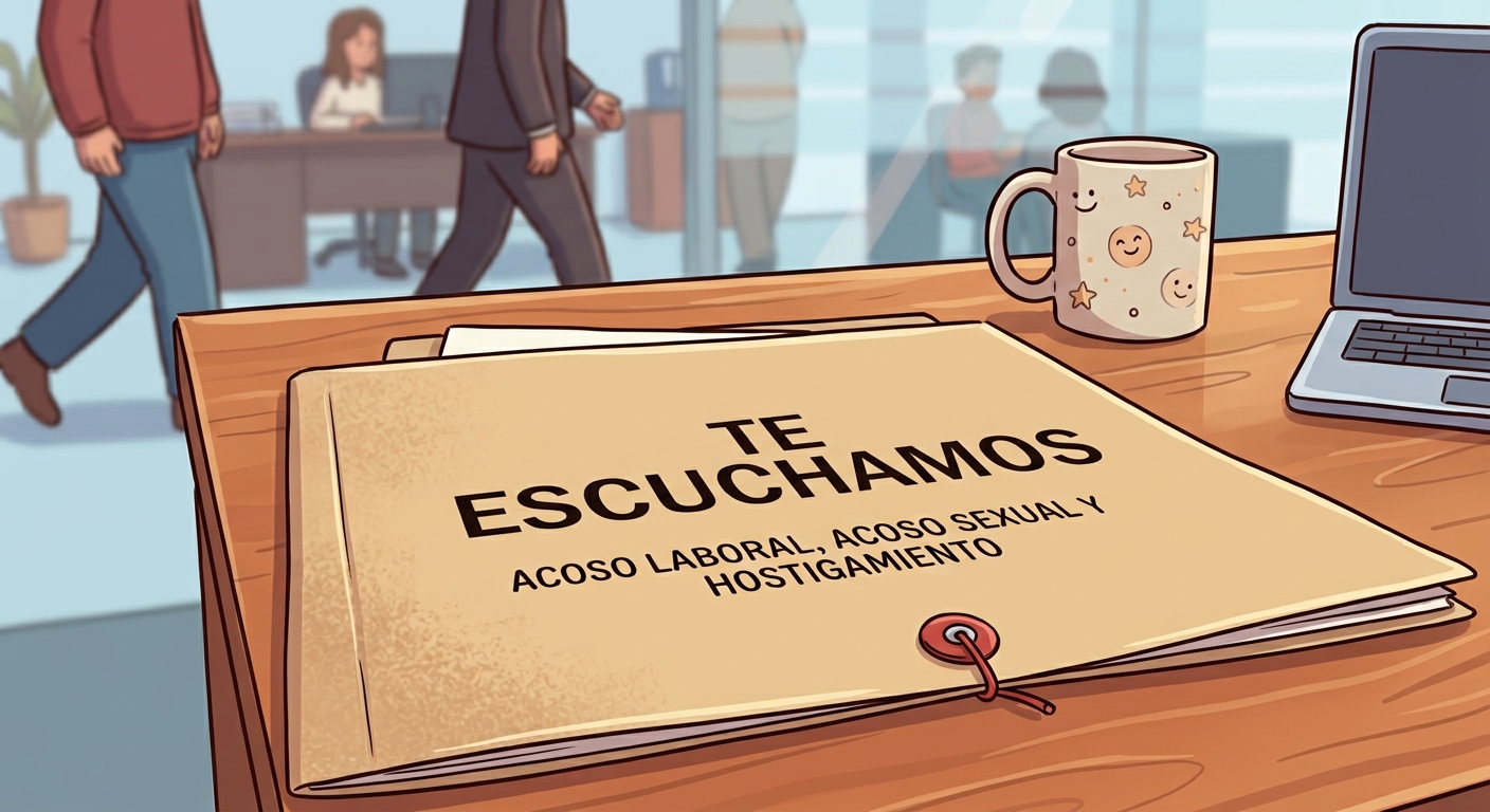 Te escuchamos - Acoso laboral, acoso sexual y hostigamiento